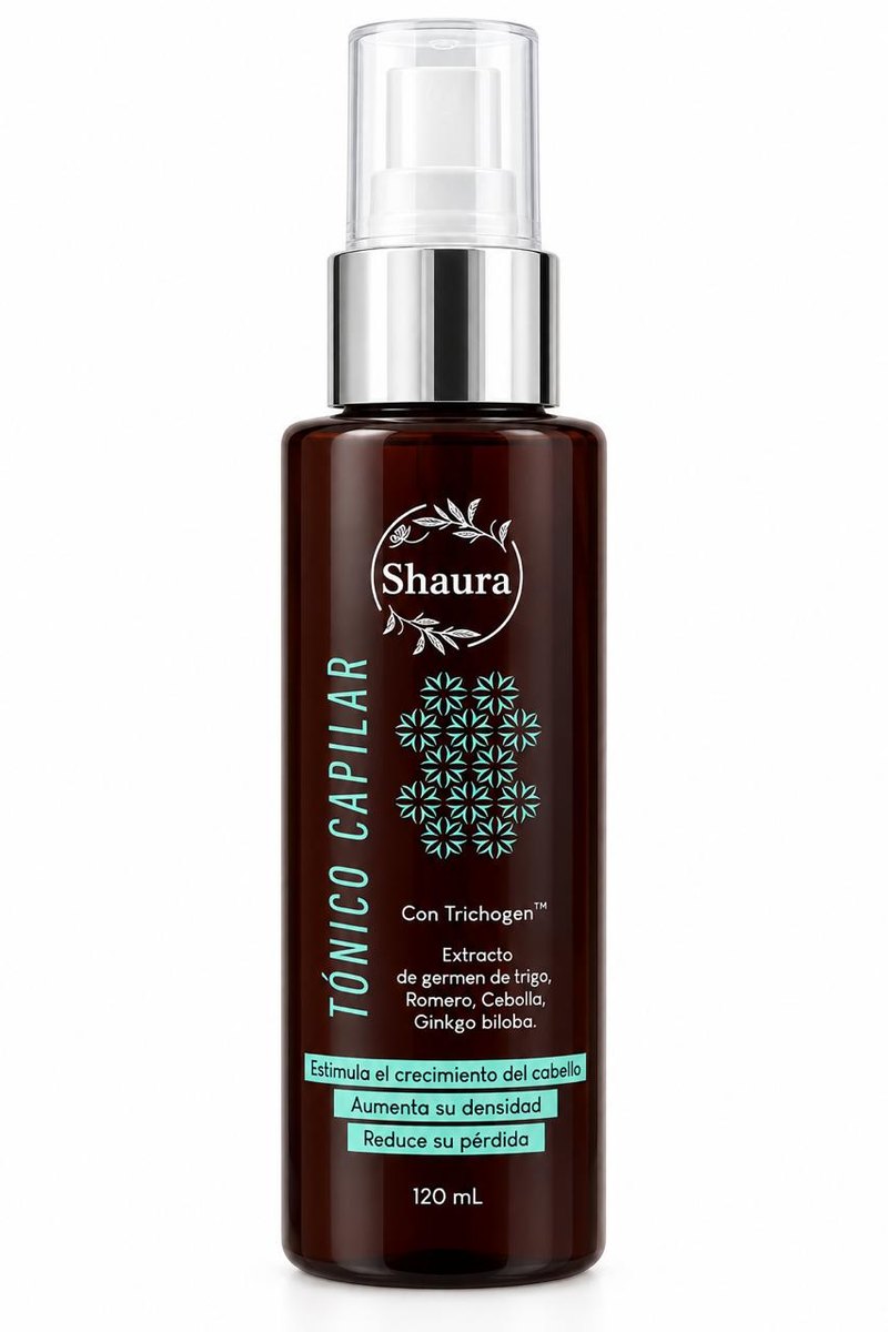 Tónico capilar Shaura, Con Trichogen™ · 120 ml